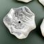 Lotus Leaf Beads White Mother Of Pearl 30mm Hand Carved WM-0003