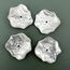 Lotus Leaf Beads White Mother Of Pearl 30mm Hand Carved WM-0003